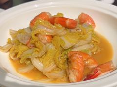 大虾炒菜芯-东莱海上(长宁来福士店)