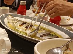 火腿蒸大白水鱼-新南华大酒店(长寿店)