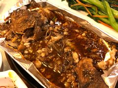 铁板鲈鱼-阿胖龙虾小海鲜(宁国南路总店)