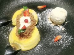 舒芙蕾松饼配香草冰激凌-西堤牛排(南京龙江店)