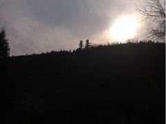 夕阳西下-蒙山大佛景区