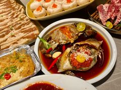 -草家酱蟹炭火烤肉店(珲春南路一店)