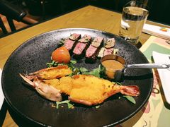 菲力牛排及香煎泰虾-安妮意大利餐厅(国贸店)