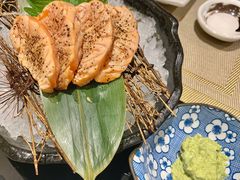 焚烧三文鱼刺身-昱匠·日本料理(金融街店)