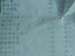 账单-乡村大苑(嘉定店)