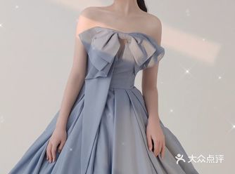爆赞这款海蓝色温柔缎面礼服 | 沈阳婚纱
