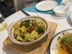 生炒有机菜花-月福京味斋·烤鸭店·北京菜(鼓楼总店)