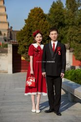 -红番婚纱礼服
