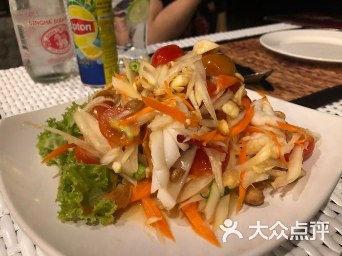 rayaburi on beach restaurantpapaya salad图片 - 第4张