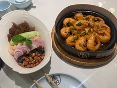 铁板蒜香虾-锦炉·酥皮烤鸭(绿城百合店)