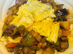 茄子肉丁鸡蛋拌面-文三里屯面馆(三里屯店)