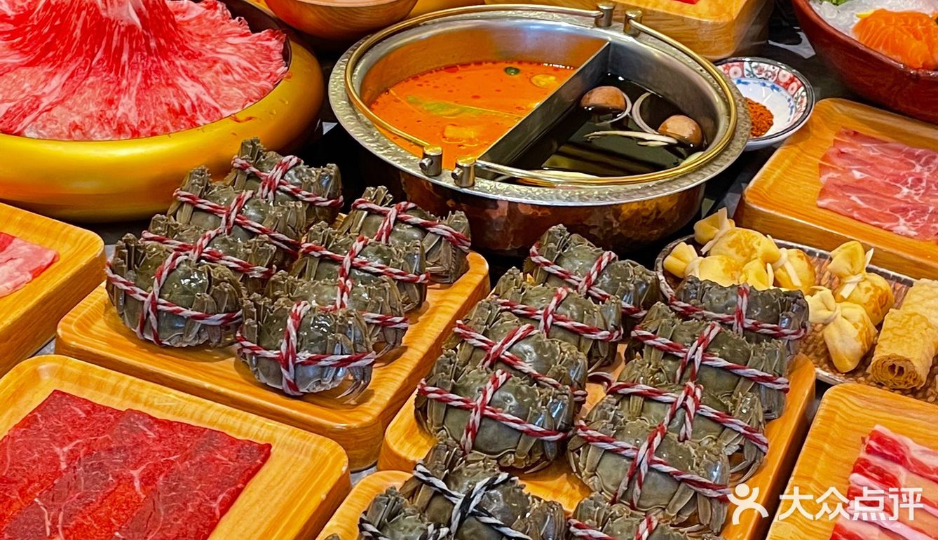 成都必吃自助天堂‼️和牛螃蟹配菜饮品随便吃