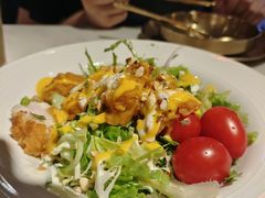 炸鸡肉沙拉-HOTISLAND海鸡岛·韩国料理(江南西店)