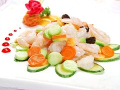 豆瓣炒虾球-湖州天煌大酒店-餐厅