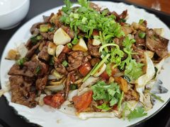 牛肉猪肝炒面-荣荣面馆(丹溪大道店)