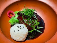 低温慢煮16小时鲍鱼东坡肉-觀芷隐轩