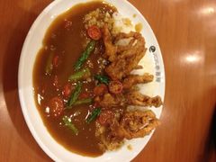 炸鱿鱼须咖喱-COCO壱番屋(北京平安国际金融中心店)
