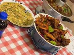 干锅排骨虾-卧龙堡客栈·中餐厅(古北水镇店)