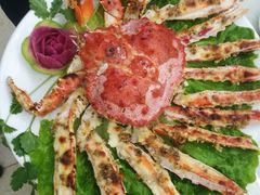 蒜茸开片对虾-富港会·海鲜酒楼(墟沟店)