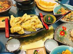 苔菜黄花鱼-君霖海鲜私房菜(春柳店)