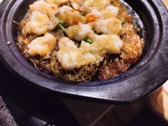 蒜蓉粉丝蒸开边虾-绿茶餐厅(乐峰广场店)