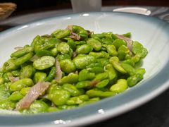 火腿炒蚕豆-蔼若春.传承云南菜(金碧公园店)