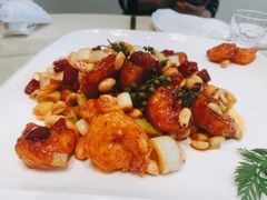 宫爆虾仁-将相和·海鲜蒸饺大连菜