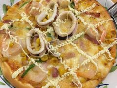 虾仁培根披萨-萨莉亚意式餐厅(天河城购物中心店)
