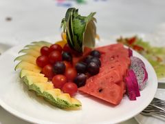 餐前精美果盘-世贸万锦大酒店·江南春中餐