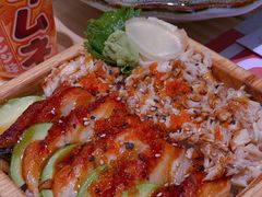 鳕鱼搭鳗鱼盖饭-喜寿司(金狮广场店)