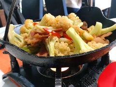 干锅有机花菜-荷风细雨·中国茶宴(碧云店)