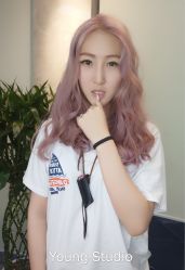 -INS羽毛接发·巴黎画染