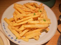 咸蛋黄炒茄子-吃饭皇帝大(解放西路店)