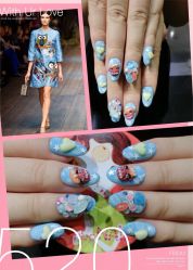 点击看大图 糖果指甲造型-光SPA科技美肤