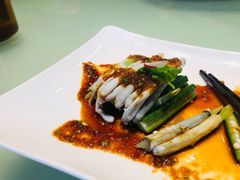秋葵拌沙虫-黑明餐厅(白鹭洲店)