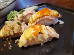 火炙三文鱼寿司四味-鸟鹏烧鸟居酒屋(昌岗店)