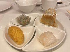 黑松露酱金网煎锅贴-利苑酒家(金宝店)