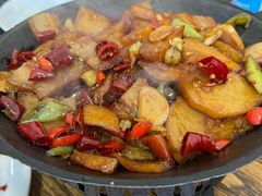 干锅土豆片-红实家常菜(静安里店)