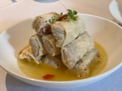 鸡汁荠菜百叶包-玫瑰厅上海菜(兴国路店)