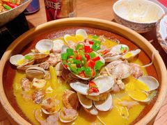 酸汤蛤蜊肥牛-老阿爸鲜鱼土菜(昆山花桥店)