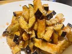 芝麻酥茄子-范家小馆·烤鸭新京菜(金融街店)