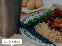 黑椒猪扒捞丁-渔记茶餐厅(渔村店)