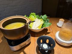 鸡汤青菜打边炉-火候轩品质湘菜·私厨(市府店)