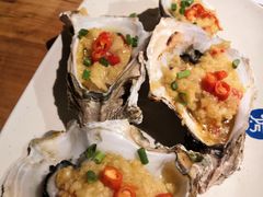 生蚝-路边摊小炉子烧烤