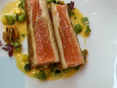 脆吐司三文鱼与扇贝慕斯-福楼法餐厅FLO