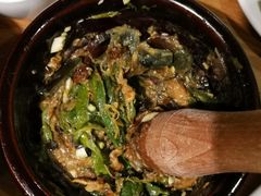 皮蛋青椒擂茄子-费大厨辣椒炒肉(万家丽一店)