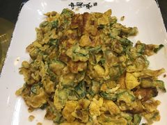 秋葵炒鸡蛋-陈厨老家菜馆(新苑店)