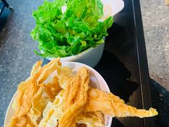 炸腐竹-潮汕大目牛肉火锅(水围店)