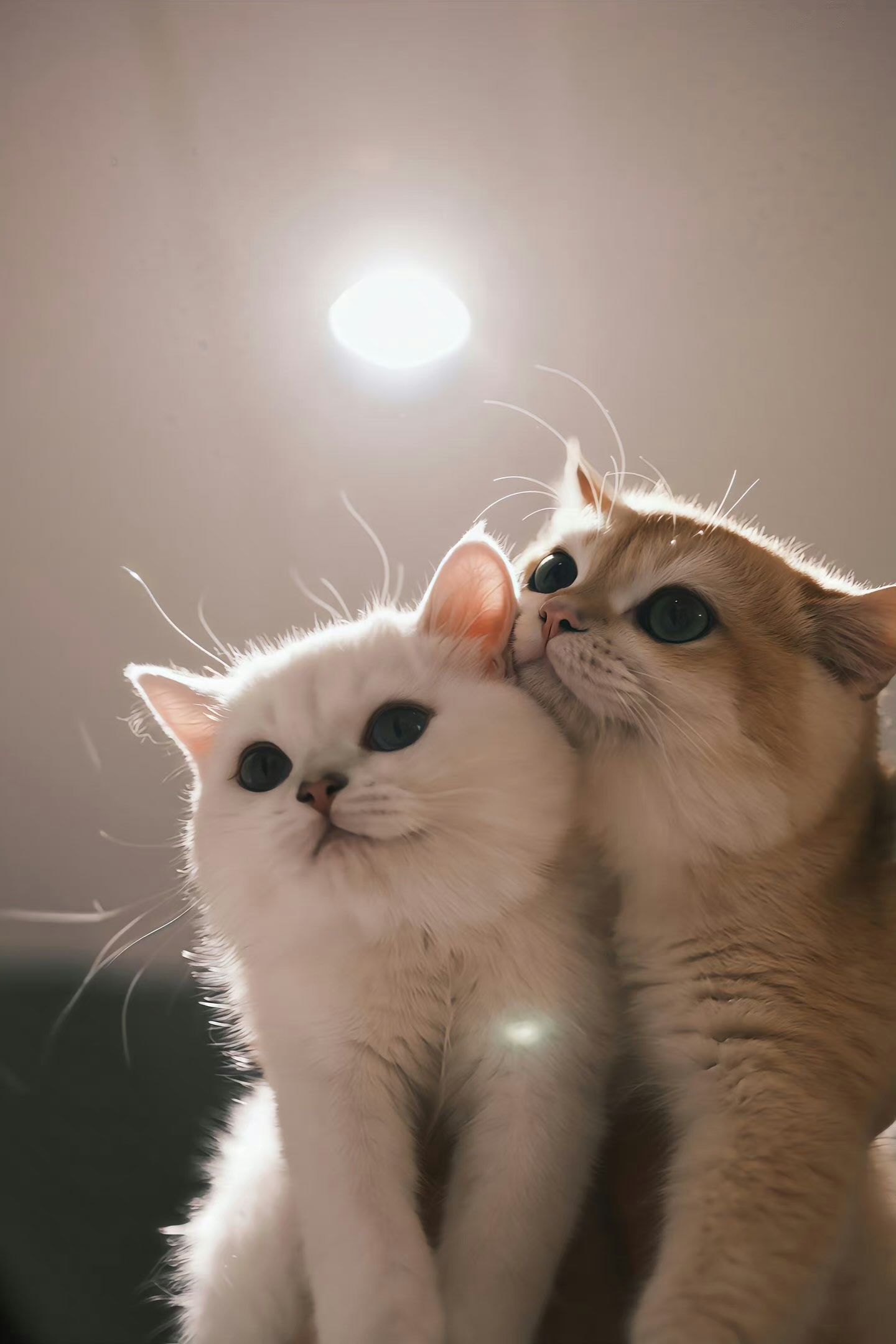 微笑的猫咪治愈系