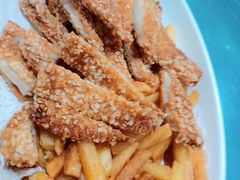 薯条鸡排-龙香居海鲜浑锅家常菜·特色驴肉